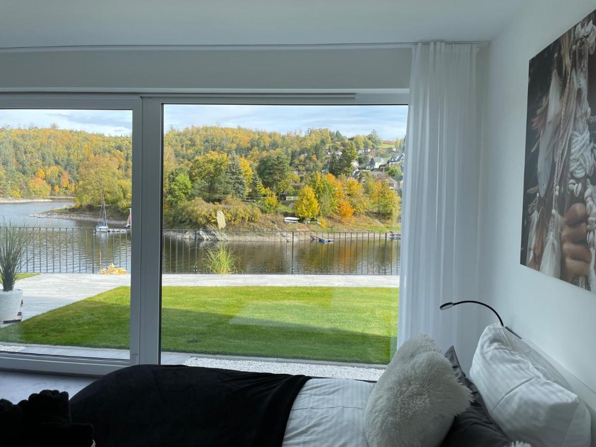 Apartments Saaldorf-Ferienhaus Mit 6 Apartments 45Qm-120Qm Direkt Am Thueringer Meer-Bleilochtalsperre Bad Lobenstein Eksteriør billede