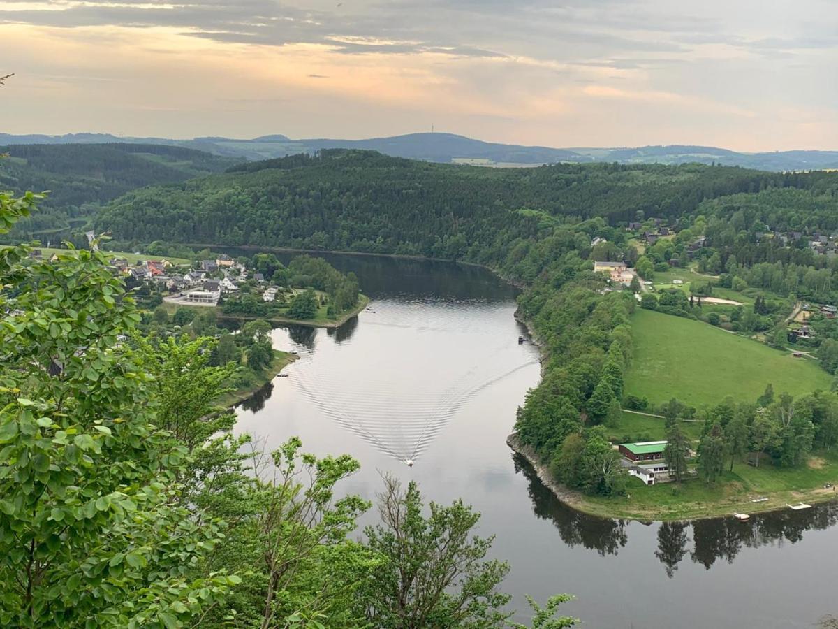 Apartments Saaldorf-Ferienhaus Mit 6 Apartments 45Qm-120Qm Direkt Am Thueringer Meer-Bleilochtalsperre Bad Lobenstein Eksteriør billede